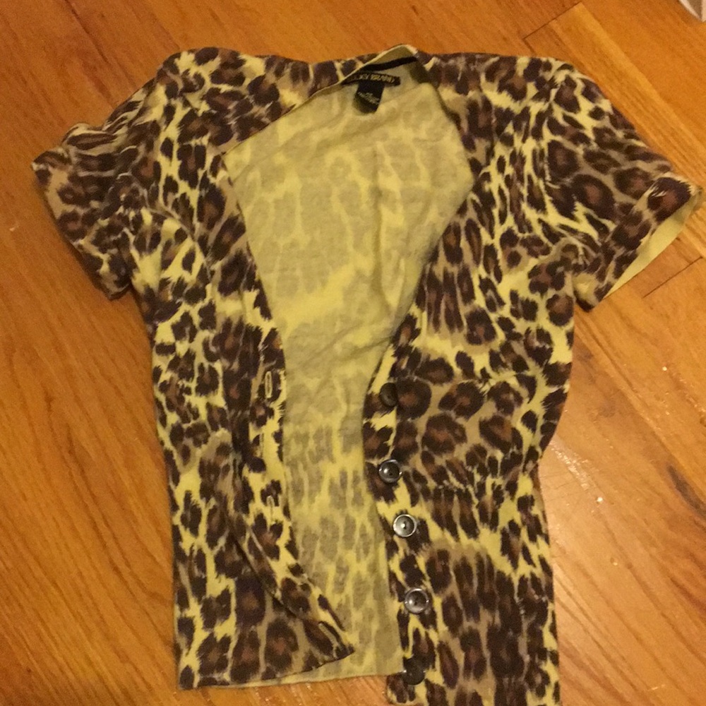 Lucky Brand Leopard Print sweater